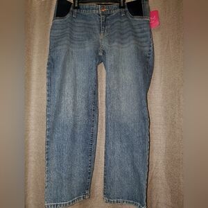 NWT Isabel Maternity straight leg pants  SZ 6 & 10 with elastic stretch waist